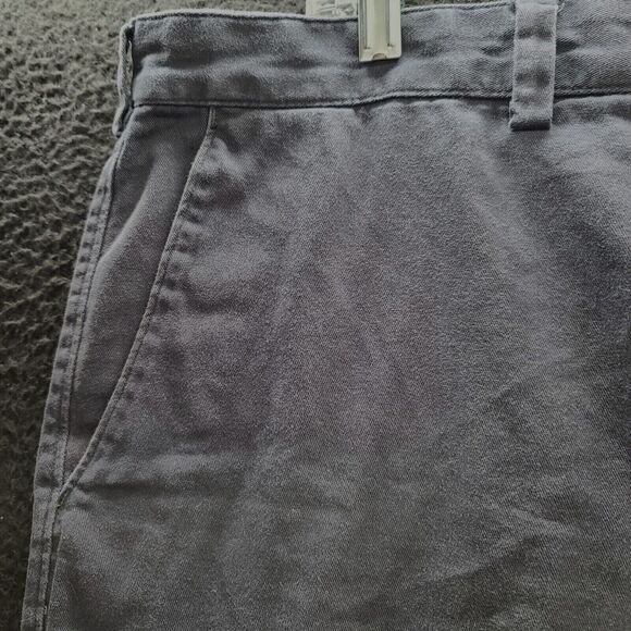 Van Heusen Mens Shorts Blue Size 44 100% Cotton Button Zip Close Pockets - Picture 10 of 11